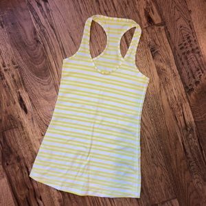 Lululemon Cool racerback tank top yellow 4